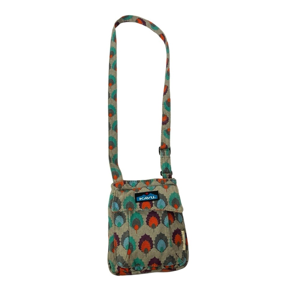 Kavu Limited Edition Crossbody Canvas Peacock Bag